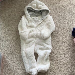 Fleece bodysuit